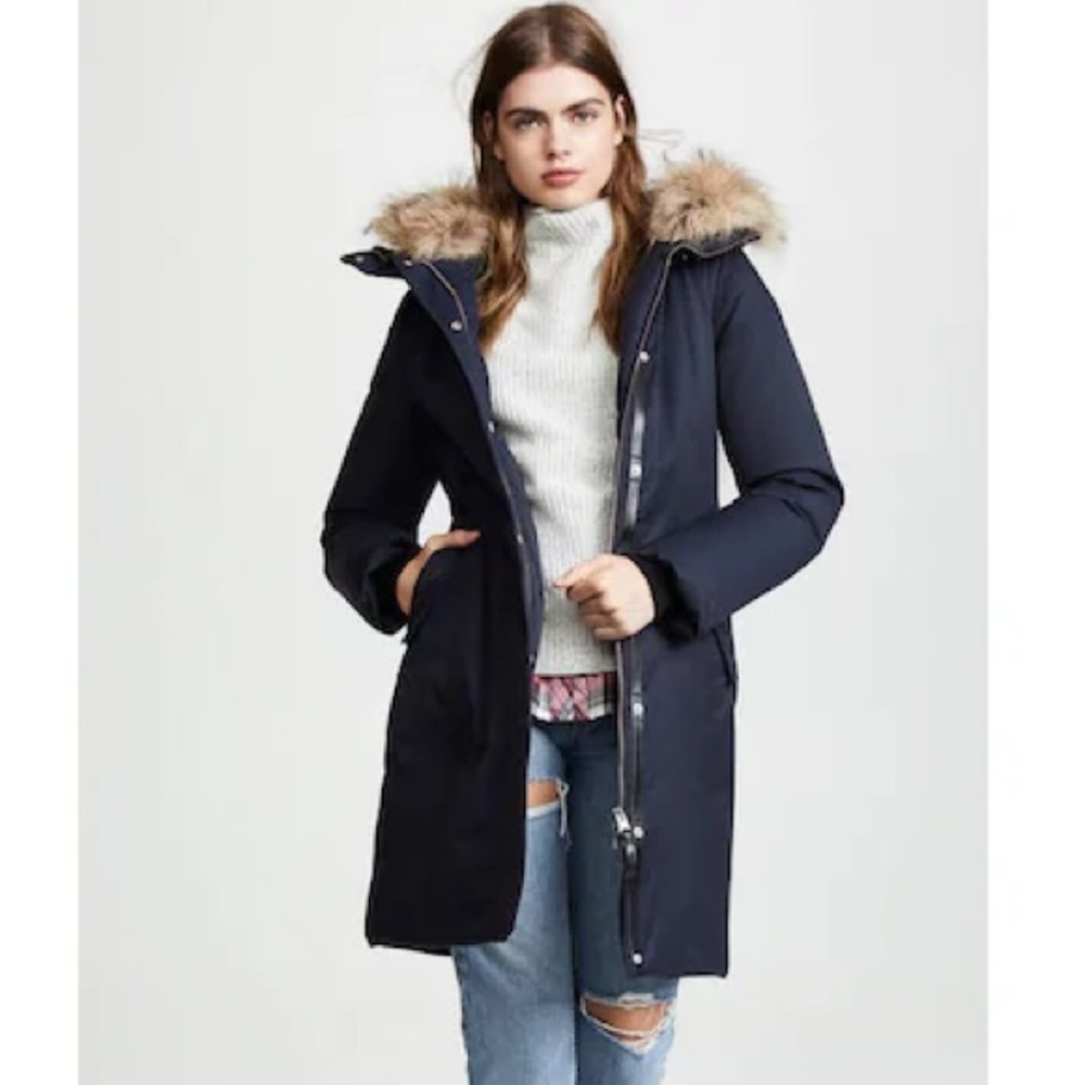 Mackage Kerry Down Parka in Navy